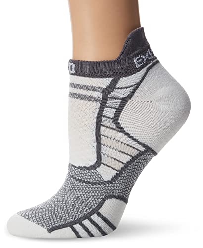 Thorlos Damen Experia Prolite Dünne gepolsterte No Show Tab Laufsocken, grau, Large von Thorlos Experia