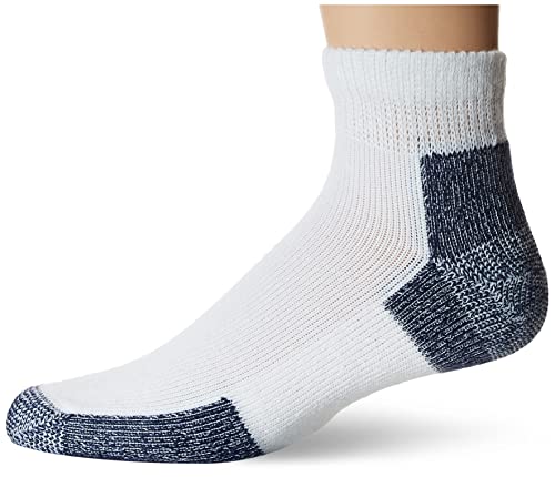 Thorlos Herren Jmx Maximum Cushion Knöchel-laufsocken herrensocken, Weiß (1 Paar), Large von Thorlos