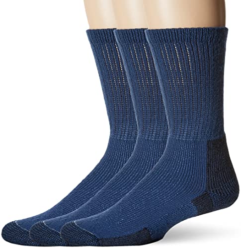 Thorlos Unisex-Erwachsene Kx Max Cushion Wandersocken, Dunkelblau (3 Paar), X-Large (3er Pack) von Thorlos
