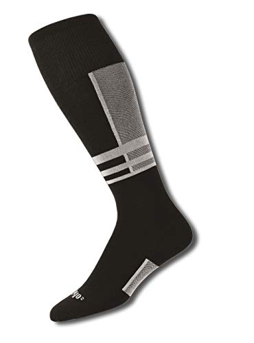 Thorlos Unisex-Erwachsene S1tou Ultra Thin Ski Liner Over The Calf Socks Skisocken, Weiß-Powder White, Large von Thorlos