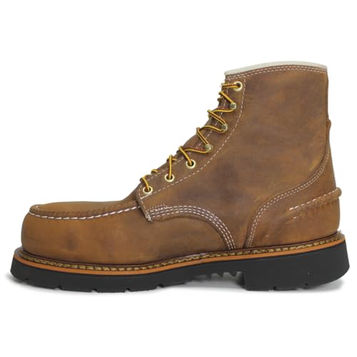 Thorogood Herren 6 Inch 1957 Moc Toe Safety Full Grain Leather Crazyhorse Stiefel 47 EU von Thorogood