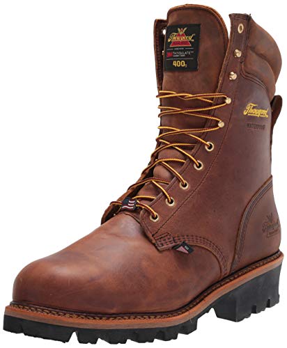 Thorogood Herren 9" Logger Leder Trail Crazyhorse Stiefel 41 EU von Thorogood