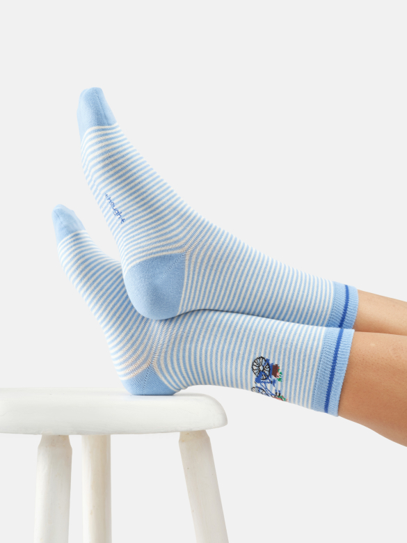 Socken Modell: Bloom & Ride von Thought