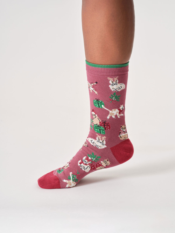 Socken Modell: Christmas Pet von Thought