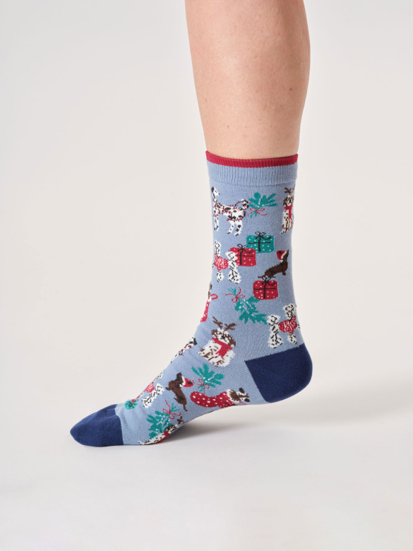 Socken Modell: Christmas Pet von Thought