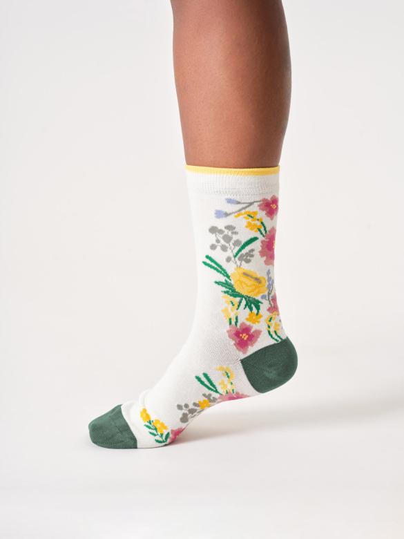 Socken Modell: Climbing Floral Socken Modell: Climbing Floral von Thought