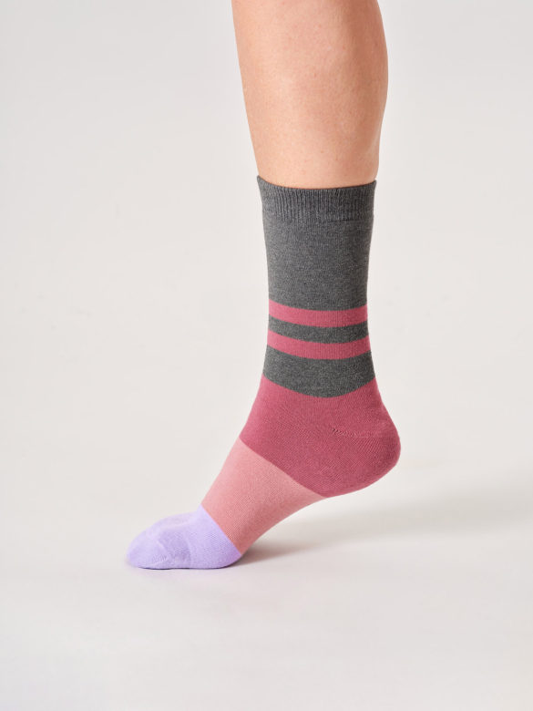 Socken Modell: Colour Block von Thought