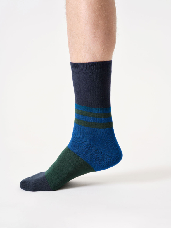 Socken Modell: Colour Blocking von Thought