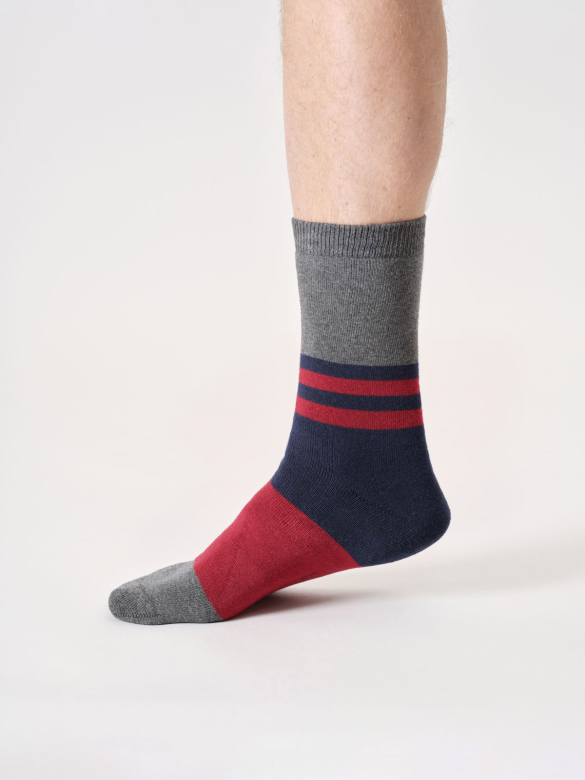 Socken Modell: Colour Blocking von Thought