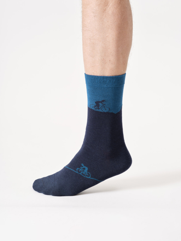 Socken Modell: Mountain Bike von Thought