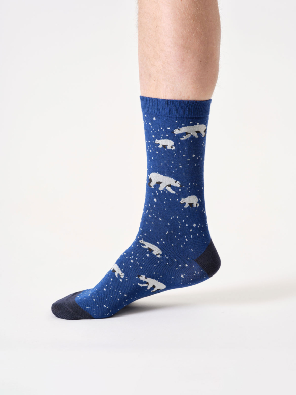 Socken Modell: Polar Bear von Thought