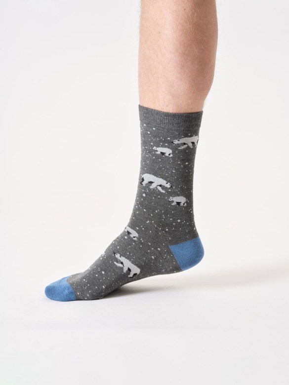 Socken Modell: Polar Bear von Thought