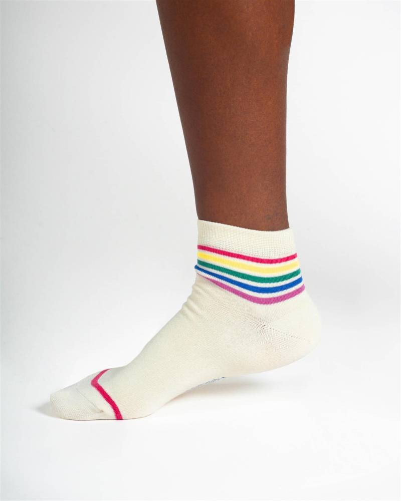 Socken Modell: Rainbow Stripes von Thought