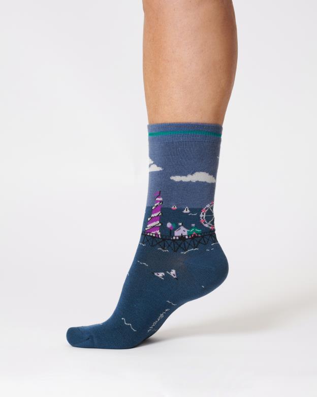 Socken Modell: Summer Scene von Thought