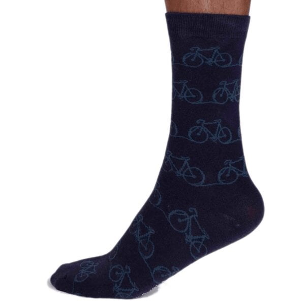 Thought Baumwoll-Socken mit Fahrrad Motiv Modell: Bennie GOTS von Thought