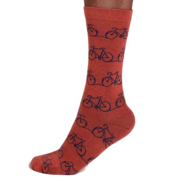 Thought Baumwoll-Socken mit Fahrrad Motiv Modell: Bennie GOTS von Thought
