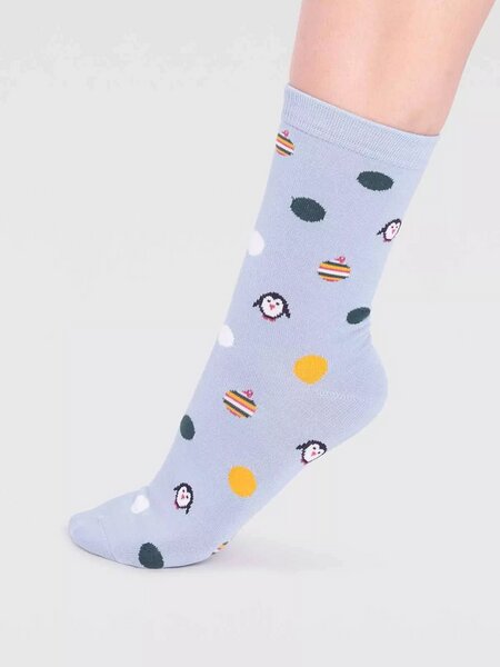 Thought Baumwoll-Socken mit Pinguin Motiv Modell: Neva von Thought