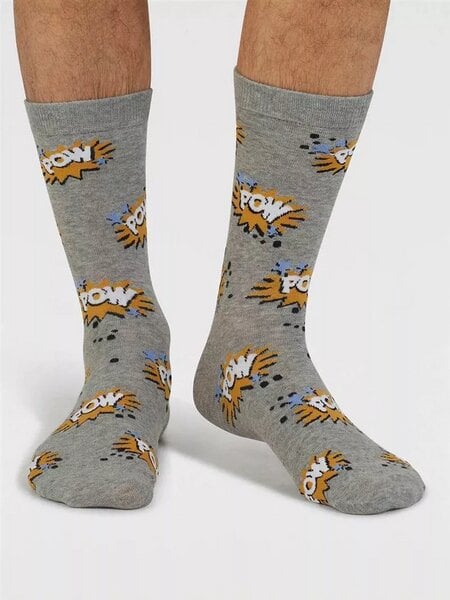 Thought Baumwoll-Socken mit Pow Boom Motiv Modell: Taylor Art Pop von Thought