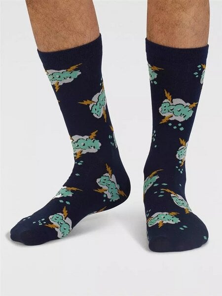 Thought Baumwoll-Socken mit Pow Boom Motiv Modell: Taylor Art Pop von Thought