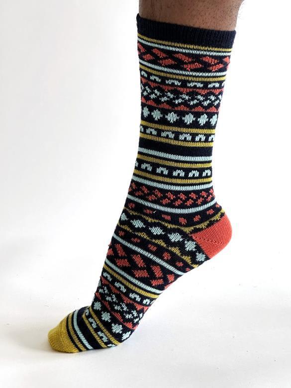 Wollsocken Modell: Erskine Fair Isle von Thought
