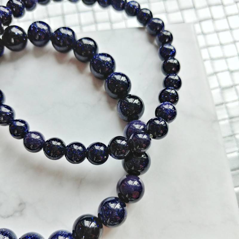 Goldstone Bracelet, Gemstone Bracelets, Crystal Stackable Healing Bracelet von ThoughtsAccessories