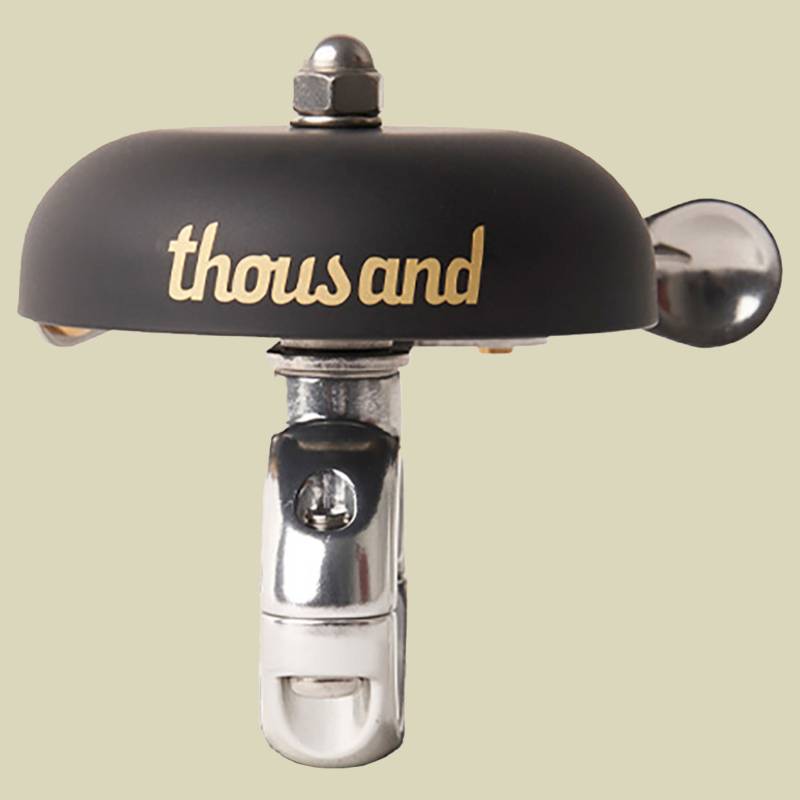 Bicycle Bell Stainless one size schwarz - Farbe matte black von Thousand