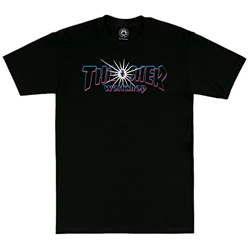 Thrasher Herren T-Shirt x Alien Workshop Nova, Größe:M, Farben:Black von Thrasher