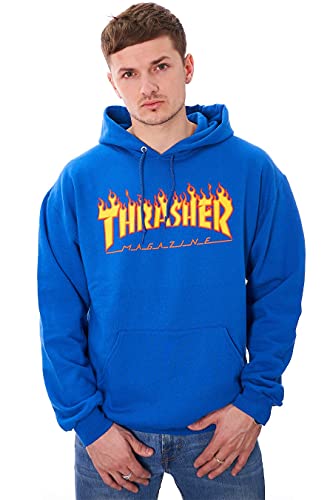 Thrasher Hoody Flame (royal Blue) XL von Thrasher