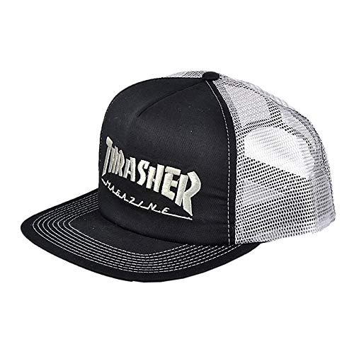 Thrasher Logo Black/Silver Trucker Cap von Thrasher