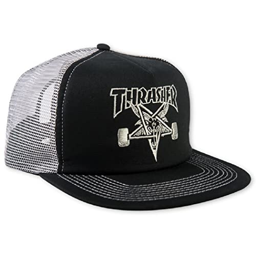 Thrasher Mesh Sk8 Goat Trucker Cap One Size Black/Grey, Schwarz, Einheitsgröße von Thrasher