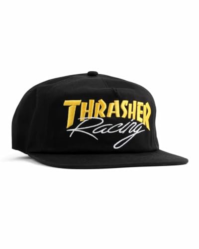 Thrasher Skateboard Magazine Snapback, Schwarz, Einheitsgröße von Thrasher