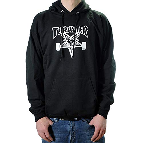 Thrasher Skategoat Black Hooded Größe: M von Thrasher