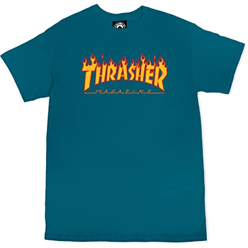 Thrasher T-Shirt Flame (Galapagos) (L) von Thrasher