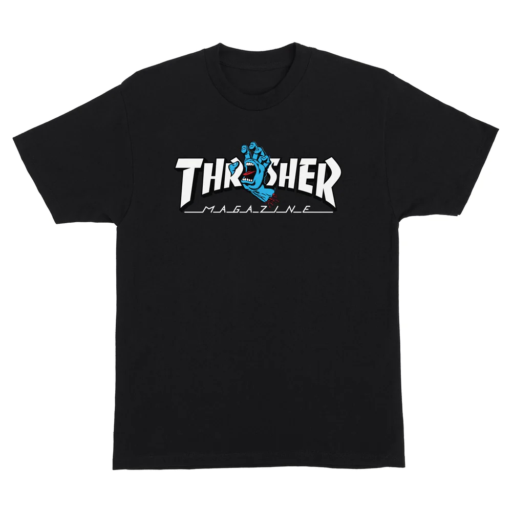 Thrasher T-Shirt Santa Cruz Collab. SCREAMING LOGO von Thrasher