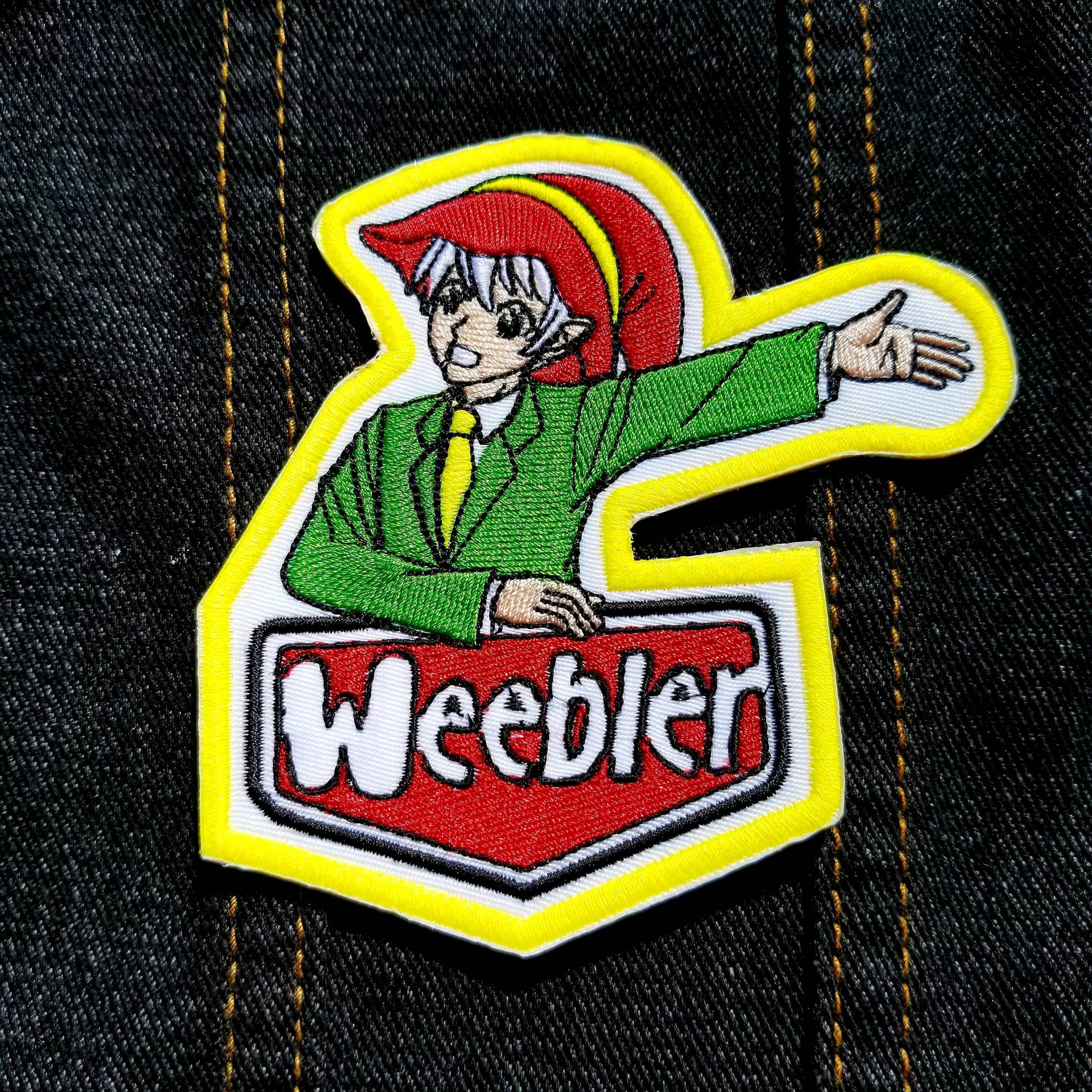 Weebler Elf 10, 2 cm Großer Bestickter Aufnäher Zum Aufbügeln/Aufnähen, Anime - Und Manga-Parodie von ThreadByDawn