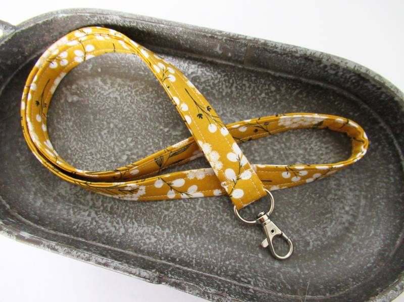 Gelbes Schlüsselband, Geschenk Für Mitarbeiter, Id-Halter Gelbes Schlüsselband, Geschenk Für Mitarbeiter, Id-Halter von ThreadandPurls