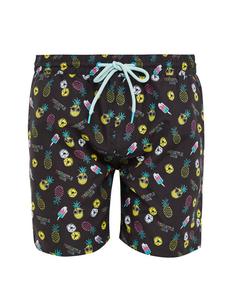 Threadbare Badehose Ananas mit tollem Print von Threadbare