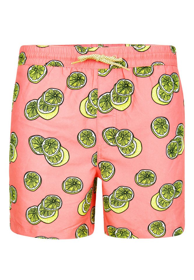 Threadbare Badehose Stromboli (1-St) mit coolem Zitronen-Print von Threadbare