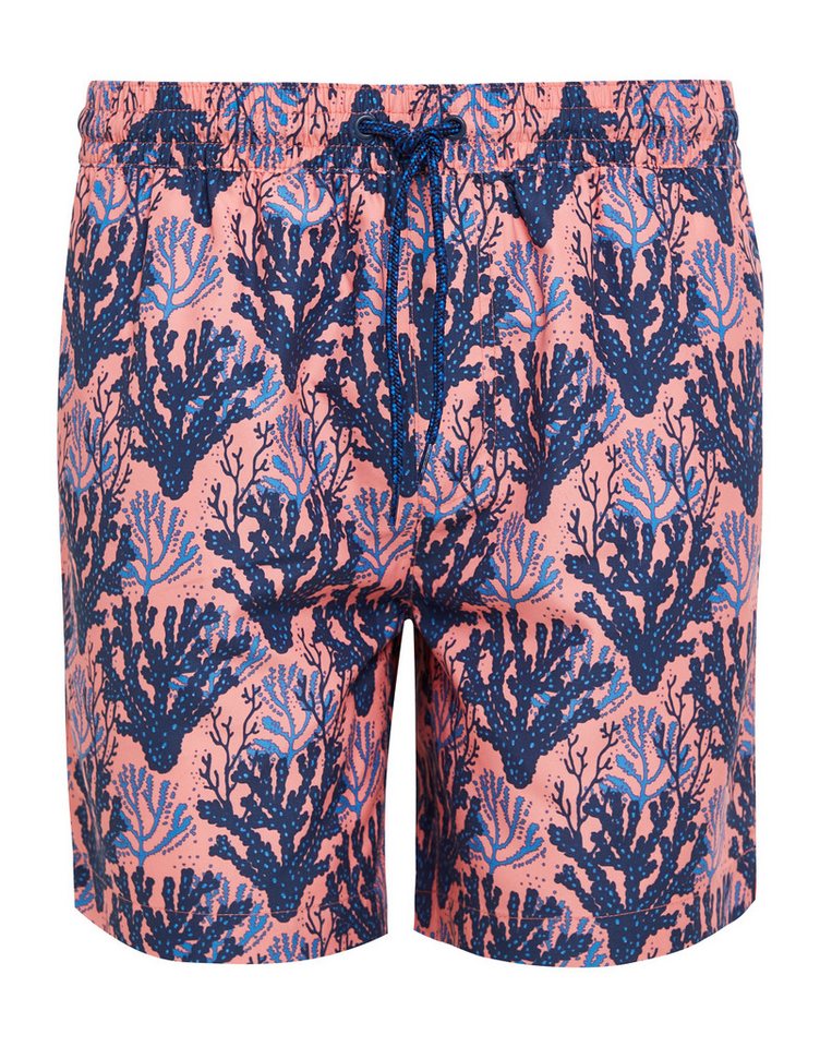 Threadbare Badehose THB Swim Short Seaweed mit schönem Print von Threadbare
