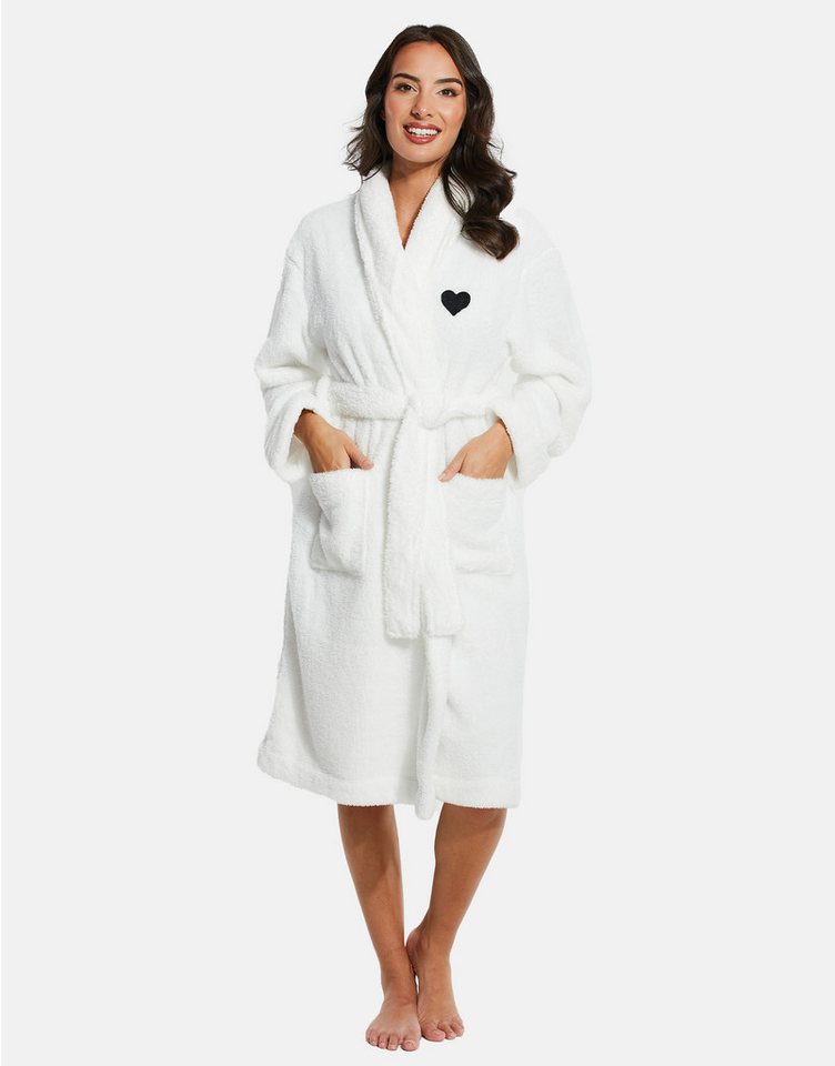 Threadbare Bademantel THB Robert Robe, Kunstfaser, mit Gürtel von Threadbare