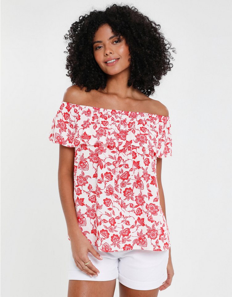 Threadbare Blusentop THB Coronation Bardot Top im sommerlichen Look von Threadbare