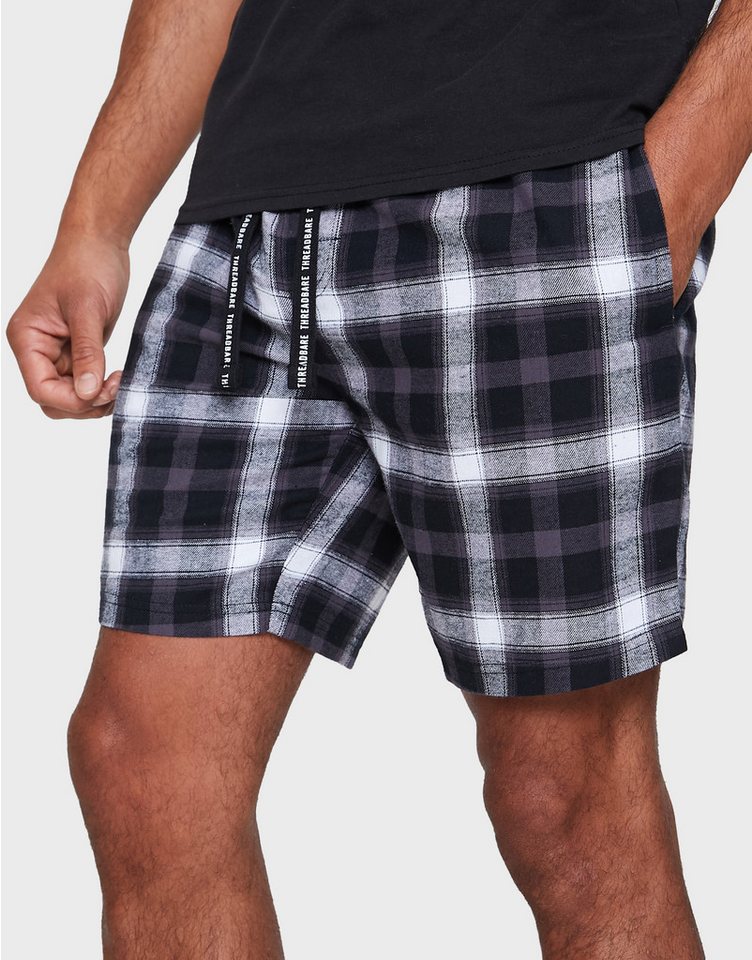 Threadbare Boxershorts Lemar Short Set (2-St) 2er-Pack im coolen Karo-Design von Threadbare