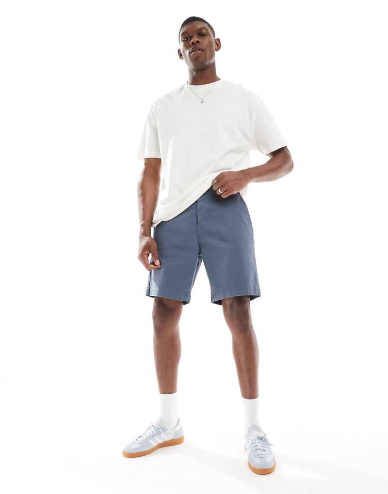 Threadbare - Chino-Shorts aus Baumwollmix in Blau von Threadbare