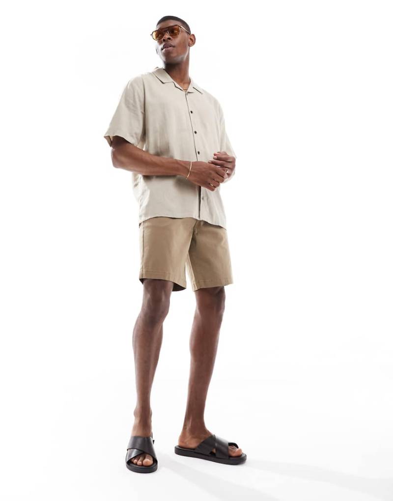 Threadbare - Chino-Shorts in Braun von Threadbare