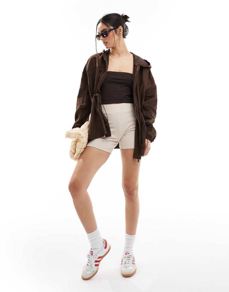 Threadbare - Festival - 2-in-1-Regentrenchcoat in Braun von Threadbare