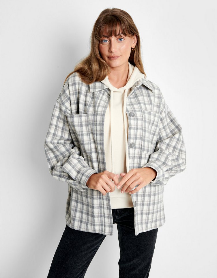 Threadbare Flanellbluse Drake Shacket im tollen Karo-Design von Threadbare