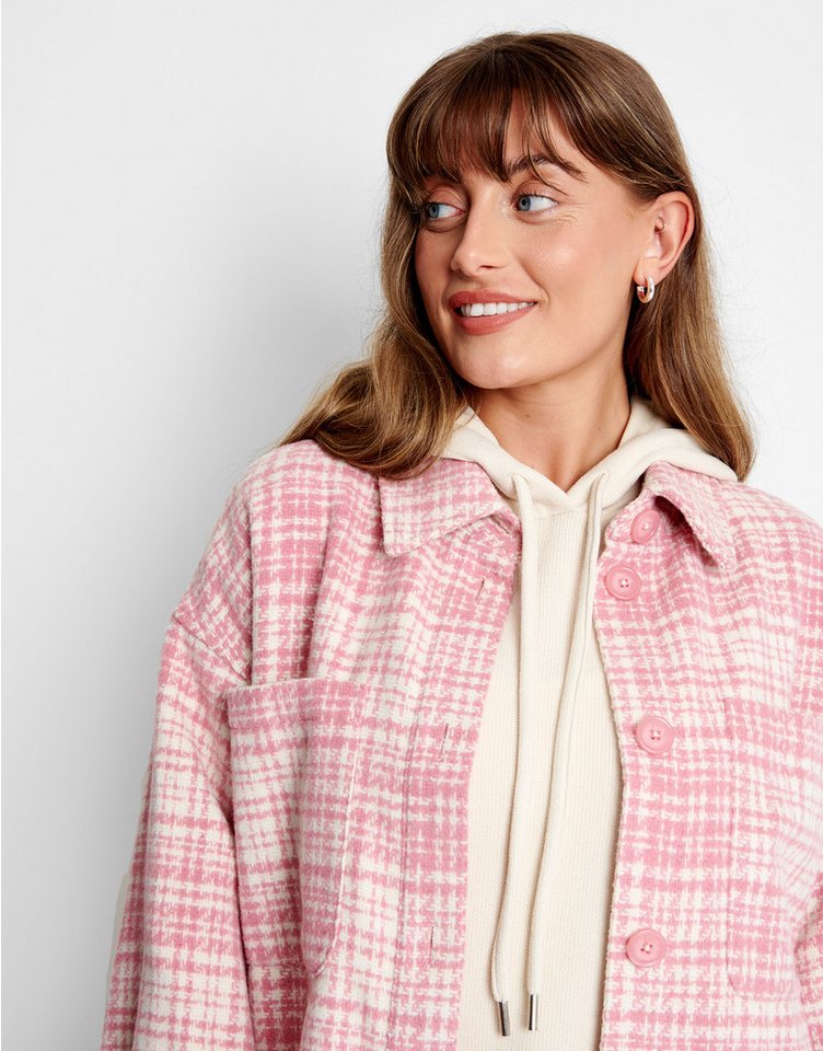 Threadbare Flanellbluse Drake Shacket im tollen Karo-Design von Threadbare