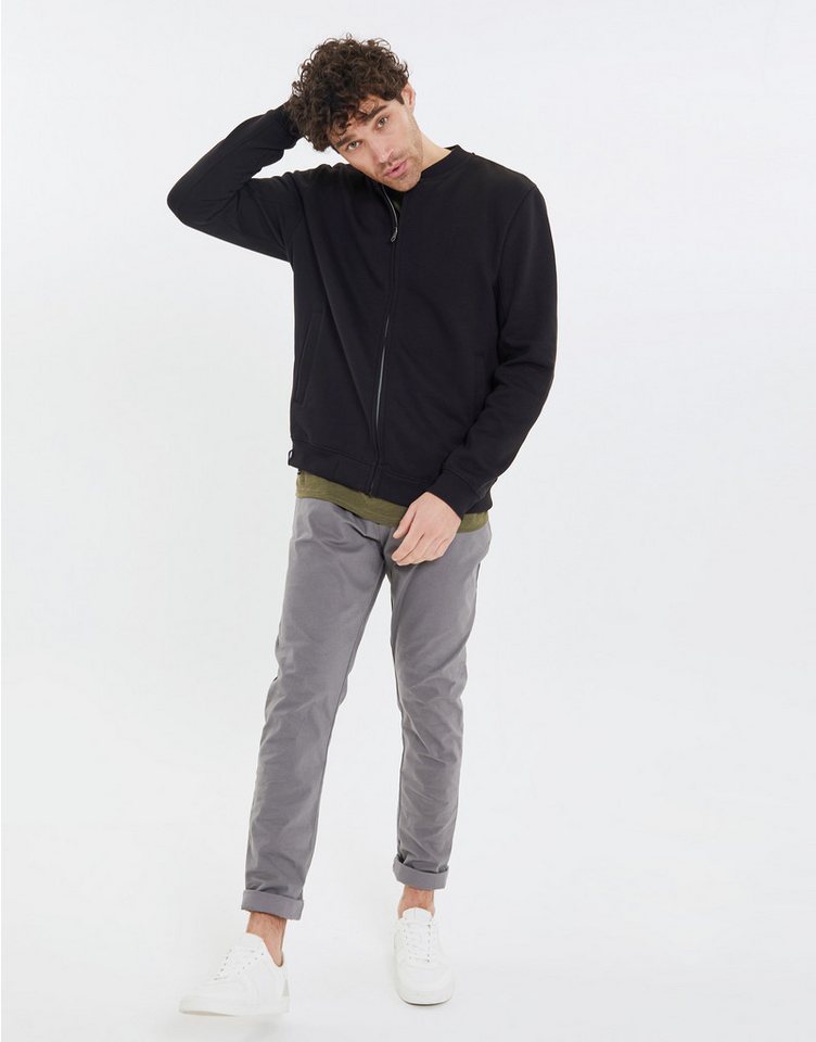 Threadbare Fleecejacke THB Fleece Zip Through Baseball Jeter (1-St) im kuscheligen Design von Threadbare