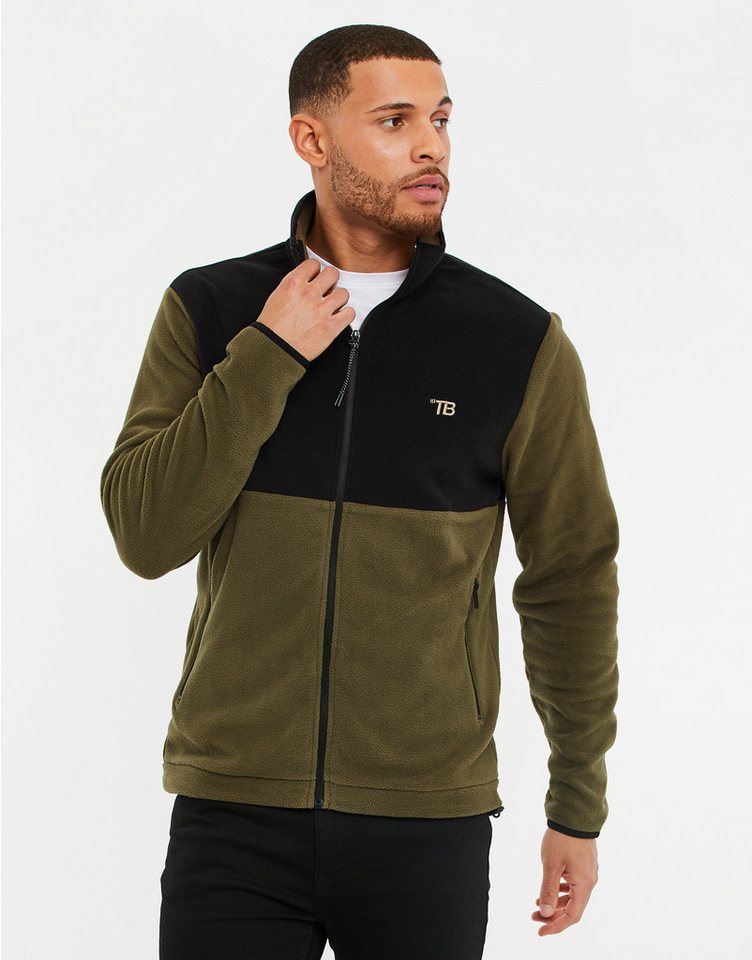 Threadbare Fleecejacke THBGlacier (1-St) im zweifarbigen Design von Threadbare