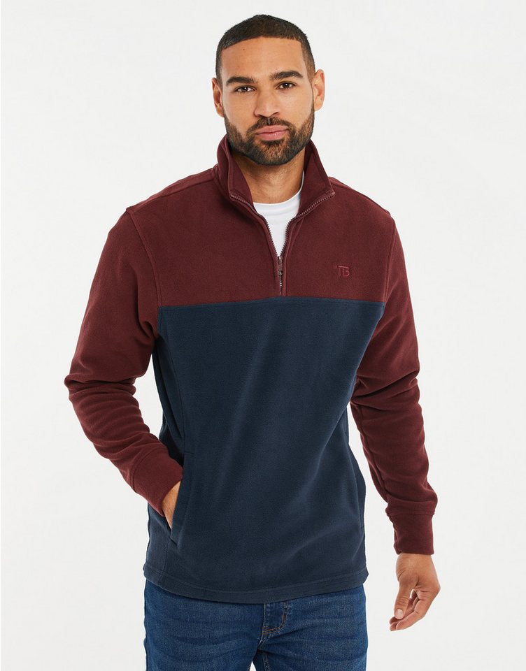 Threadbare Fleecepullover (1-tlg) mit Reißverschluss am Ausschnitt von Threadbare